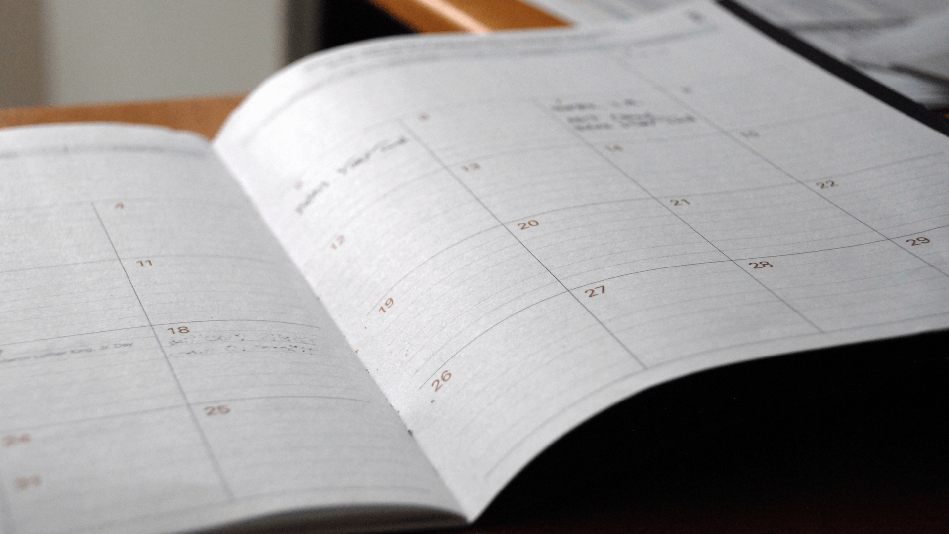 weekly planning